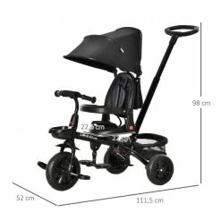 TRICYCLE ENFANT ÉVOLUTIF PLIABLE MULTI-ÉQUIPÉ MÉTAL PP -VÉLOS VTT Soldes Magasin tricycle enfant evolutif pliable multi equipe metal pp 2 600x600 1