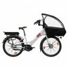 VÉLO CARGO COMPACT ÉLECTRIQUE - FAMILÉÖ 3 VITESSES BLANC + ACCESSOIRES ENFANT -VÉLOS VTT Soldes Magasin velo cargo compact electrique famileo 3 vitesses blanc accessoires enfant 600x600 1