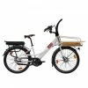 VÉLO CARGO COMPACT ÉLECTRIQUE - FAMILÉÖ 7 VITESSES BLANC -VÉLOS VTT Soldes Magasin velo cargo compact electrique famileo 7 vitesses blanc 600x600 1