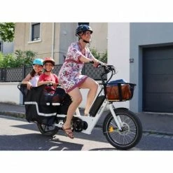 VÉLO CARGO ÉLECTRIQUE FAMILIAL U-CARGO FAMILY -VÉLOS VTT Soldes Magasin velo cargo electrique familial u cargo family 4 600x600 1