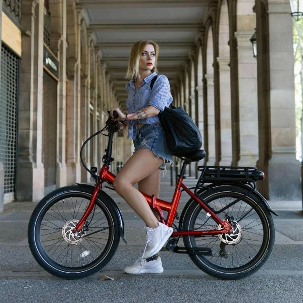 VÉLO DE VILLE PLIANT À ASSISTANCE ÉLECTRIQUE 24" - LEGEND SIENA 13AH BLANC 5 VÉLO DE VILLE PLIANT À ASSISTANCE ÉLECTRIQUE 24" - LEGEND SIENA 13AH BLANC – Image 3