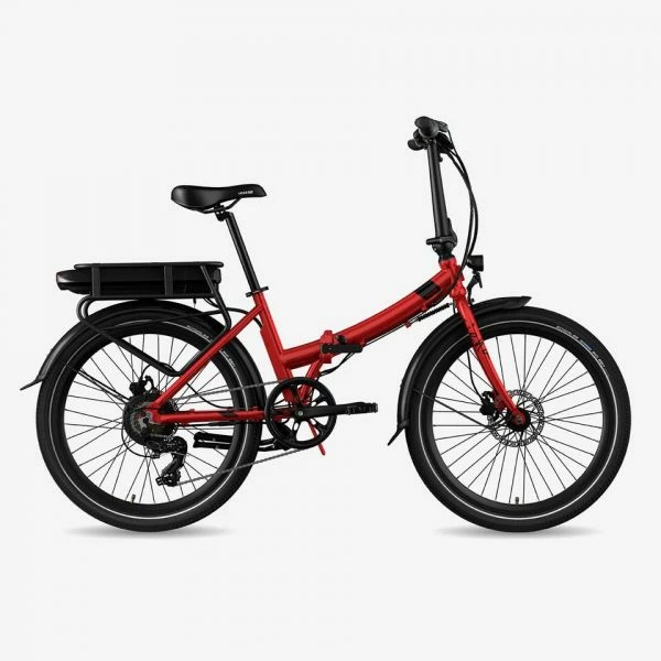 VÉLO DE VILLE PLIANT À ASSISTANCE ÉLECTRIQUE 24" - LEGEND SIENA 13AH ROUGE 3 VÉLO DE VILLE PLIANT À ASSISTANCE ÉLECTRIQUE 24" - LEGEND SIENA 13AH ROUGE