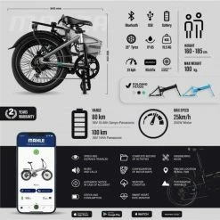 VÉLO ÉLECTRIQUE PLIANT 20" SMARTBIKE - LEGEND MONZA 10.4AH BLEU -VÉLOS VTT Soldes Magasin velo electrique pliant 20 smartbike legend monza 104ah noir 4 600x600 2