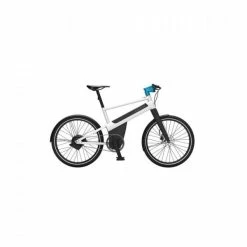 VÉLO ÉLECTRIQUE URBAIN 100% AUTOMATIQUE - IWEECH 24" S+ BLANC NACRÉ