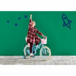 VÉLO ENFANT SUPERSUPER LITTLE MISS - 12 POUCES - TURQUOISE -VÉLOS VTT Soldes Magasin velo enfant supersuper little miss 12 pouces turquoise 4 600x600 1
