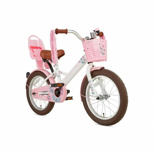 VÉLO ENFANT SUPERSUPER LITTLE MISS - 16 POUCES - BLANC 4 VÉLO ENFANT SUPERSUPER LITTLE MISS - 16 POUCES - BLANC – Image 2