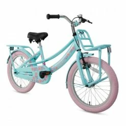 VÉLO ENFANT SUPERSUPER LOLA - FILLES - 18 POUCES - MENTHE / ROSE -VÉLOS VTT Soldes Magasin velo enfant supersuper lola filles 18 pouces menthe rose 1 600x600 1