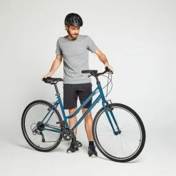 VELO TOUT CHEMIN RIVERSIDE 120 ENJAMBEMENT BAS BLEU PÉTROLE -VÉLOS VTT Soldes Magasin velo tout chemin riverside 120 enjambement bas bleu petrole 2 600x600 1