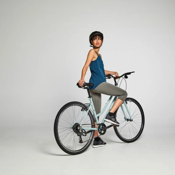 VELO TOUT CHEMIN RIVERSIDE 120 ENJAMBEMENT BAS VERT PASTEL 4 VELO TOUT CHEMIN RIVERSIDE 120 ENJAMBEMENT BAS VERT PASTEL – Image 2