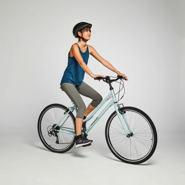 VELO TOUT CHEMIN RIVERSIDE 120 ENJAMBEMENT BAS VERT PASTEL 13 VELO TOUT CHEMIN RIVERSIDE 120 ENJAMBEMENT BAS VERT PASTEL – Image 11