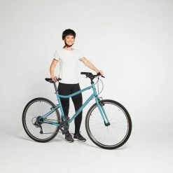 VÉLO TOUT CHEMIN RIVERSIDE 120 TURQUOISE -VÉLOS VTT Soldes Magasin velo tout chemin riverside 120 turquoise 2 600x600 1