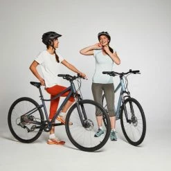 VÉLO TOUT CHEMIN RIVERSIDE 500 BLEU NUIT -VÉLOS VTT Soldes Magasin velo tout chemin riverside 500 bleu nuit 2 1 600x600 1