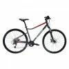 VÉLO TOUT CHEMIN RIVERSIDE 500 GRIS ROUGE -VÉLOS VTT Soldes Magasin velo tout chemin riverside 500 gris rouge 600x600 1