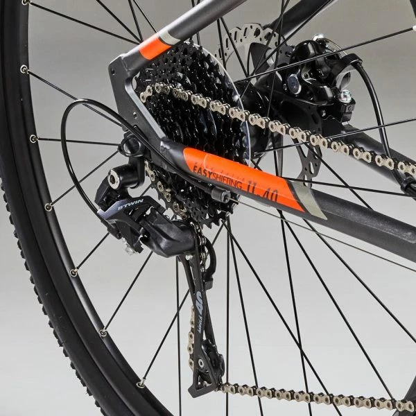 VELO TOUT CHEMIN RIVERSIDE 700 GRIS & ORANGE 10 VELO TOUT CHEMIN RIVERSIDE 700 GRIS & ORANGE – Image 8