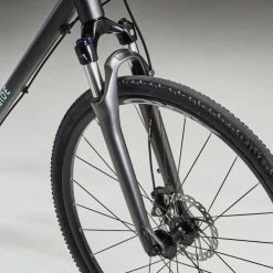 VELO TOUT CHEMIN RIVERSIDE 700 GRIS &amp; VERT D'EAU -VÉLOS VTT Soldes Magasin velo tout chemin riverside 700 gris and vert deau 4 600x600 1