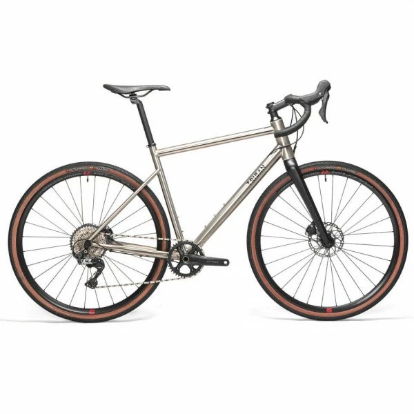 VELO TRIBAN GRAVEL GRVL 900 FEMME CADRE TITANE SHIMANO GRX 3 VELO TRIBAN GRAVEL GRVL 900 FEMME CADRE TITANE SHIMANO GRX