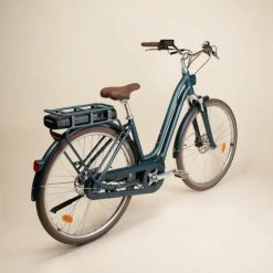 VÉLO VILLE ÉLECTRIQUE CONNECTÉ ELOPS 920 E CONNECT LF VERT FONCÉ -VÉLOS VTT Soldes Magasin velo ville electrique connecte elops 920 e connect lf vert fonce 16 600x600 1