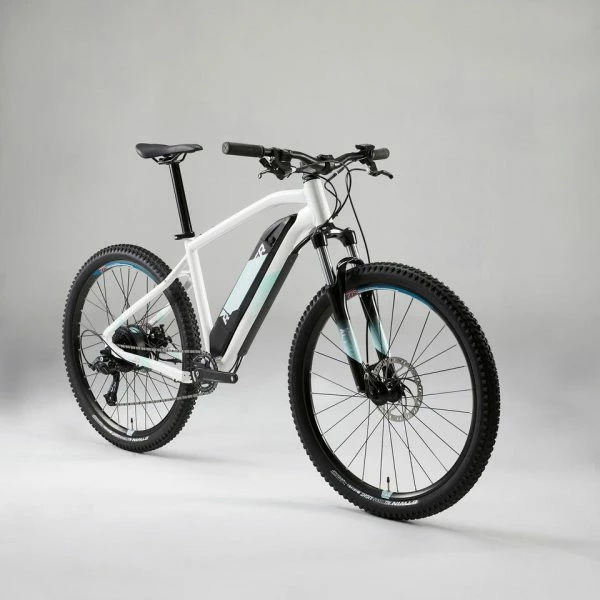 VÉLO VTT ÉLECTRIQUE E-ST100 FEMME BLANC 27''5 4 VÉLO VTT ÉLECTRIQUE E-ST100 FEMME BLANC 27''5 – Image 2