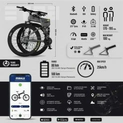 VÉLO VTT ÉLECTRIQUE PLIANT 27,5" SMARTBIKE - LEGEND ETNA 10.4AH GRIS -VÉLOS VTT Soldes Magasin velo vtt electrique pliant 275 smartbike legend etna 104ah gris 4 600x600 1