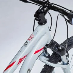 VÉLO VTT ST 100 FEMME BLANC ROSE 27,5" -VÉLOS VTT Soldes Magasin velo vtt st 100 femme blanc rose 275 4 600x600 1