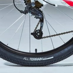 VÉLO VTT ST 100 FEMME BLANC ROSE 27,5" -VÉLOS VTT Soldes Magasin velo vtt st 100 femme blanc rose 275 7 600x600 1