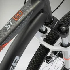 VÉLO VTT ST 120 GRIS ORANGE 27,5" -VÉLOS VTT Soldes Magasin velo vtt st 120 gris orange 275 7 600x600 1