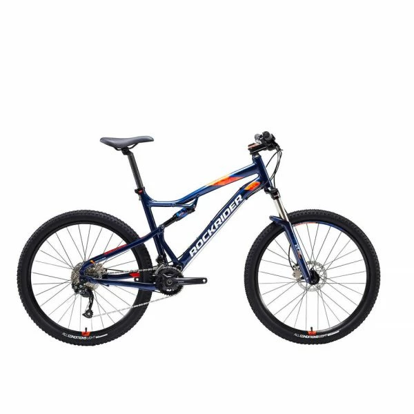 VÉLO VTT TOUT SUSPENDU ST 540 S BLEU ORANGE 27,5" 3 VÉLO VTT TOUT SUSPENDU ST 540 S BLEU ORANGE 27,5"